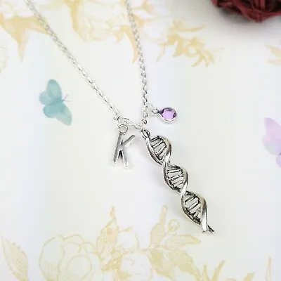 Buy DNA Necklace Science Jewellery Molecular Biology Chemistry Personalised Gifts  • 10.50£