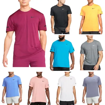 Buy NIKE Dri-Fit Mens T Shirts Short Sleeve Breathable Quick Dry Sports Running Tee • 16.99£