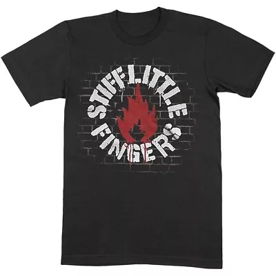 Buy STIFF LITTLE FINGERS UNISEX T-SHIRT: WALL Large Only • 16.99£