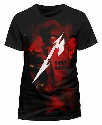 Buy Official Metallica Hardwired Jumbo Premium Mens Black T Shirt Metallica Tee • 13.70£