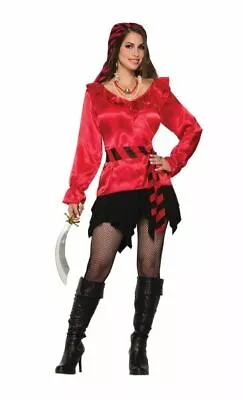 Buy Pirate Caribbean Womens Costume Swashbuckler Ladies Fancy Dress Hen Party Outfit • 9.99£