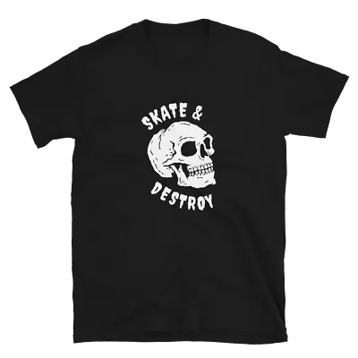 Buy Skate Destroy Skull Vintage Punk Rock Hip Hop Unisex T-shirt 102 • 12.99£