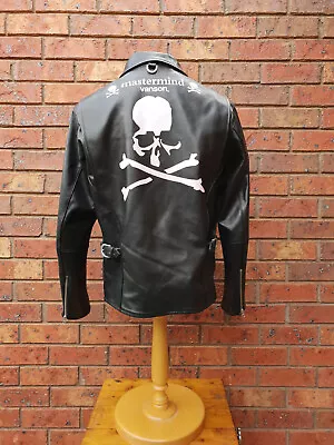 Buy NEW AUTHENTIC Mastermind X Vanson Leather Jacket. Made In USA. Size 42 • 2,080.90£