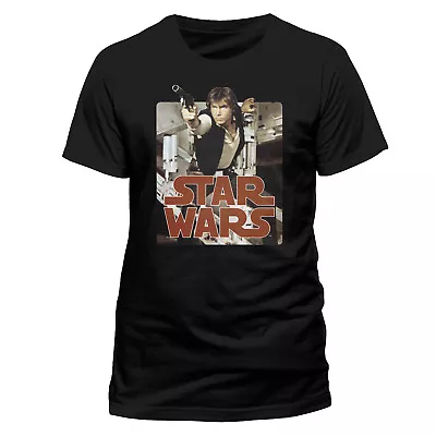 Buy Star Wars T Shirt OFFICIAL  Harrison Ford Millennium Falcon Sci-fi Tee New S-XL • 9.99£
