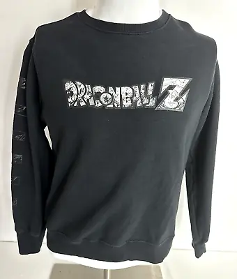 Buy Uniqlo Dragon Ball Z Sweater Youth 13 Black White Pullover Sweatshirt • 13.88£