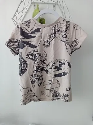 Buy Pep&co Boys Marvel T-Shirt Aged 5-6yrs • 2.50£