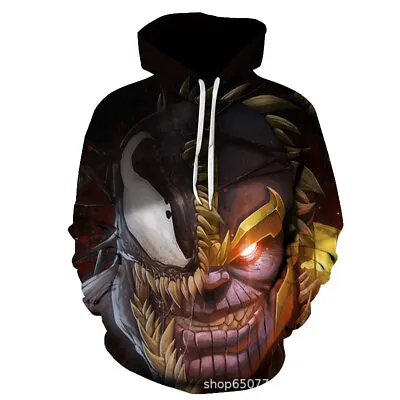 Buy 22 Styles Anime Venom Series Men 3d Print Hoodie Sweatshirt Jacket Fashion Coat • 19.10£