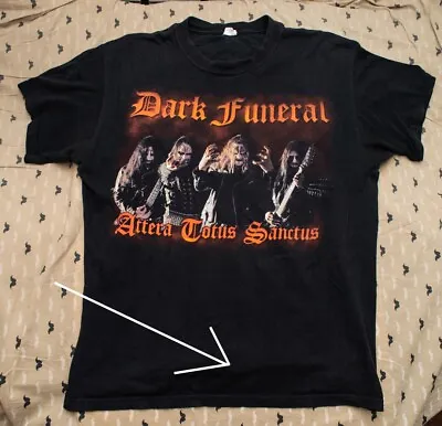 Buy Dark Funeral Attera Totus Sanctus Large L Tour T-shirt Tee Shirt 2006 Black • 24.02£