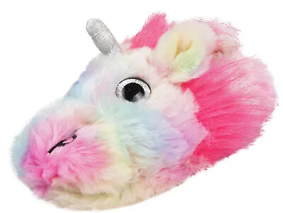 Buy Rainbow Unicorn Girls Slippers • 9.99£