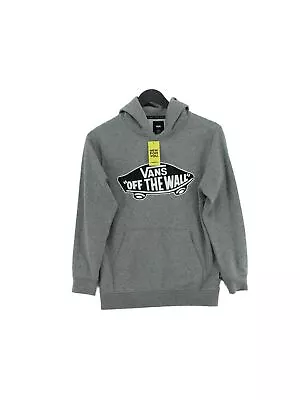 Buy Vans Women's Hoodie M Grey Graphic Cotton With Polyester Pullover • 14.50£