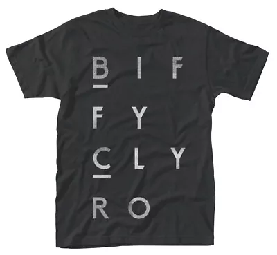 Buy Officially Licensed Biffy Clyro Blocks Mens Black T Shirt Biffy Clyro Tee • 14.50£