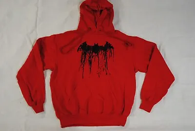 Buy Batman Drip Logo Red Hoodie Hooded Sweatshirt New Official Rare • 12.99£