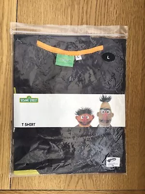 Buy Sesame Street Bert & Ernie T Shirt Size L Brand New • 10£