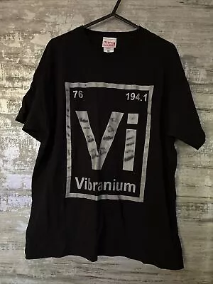 Buy Marvel Black Vibranium T-shirt Size L Large • 4£