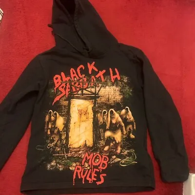 Buy Vintage RARE Black Sabbath Mob Rules Original Hoodie Sweatshirt Band Merch S Dio • 150£