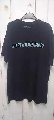 Buy Black Tshirt. Disturbed Logo Both Sides. Xlarge Size. • 10£