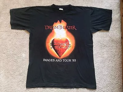 Buy DREAM THEATER Vintage T Shirt 1993 Images And Words Tour UK LP Metal Prog Rock X • 106.80£