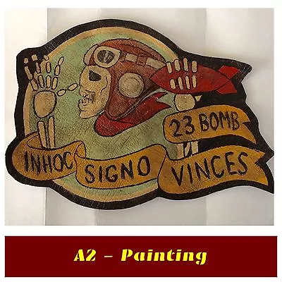 Buy WW2 Hand Painted 23rd Bomb Squadron Leather Patch For A2 G1 Jacket  • 62£