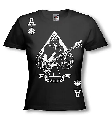 Buy LEMMY T-SHIRT - Ace Of Spades - MOTORHEAD Tribute - NEW Ladies Tees / ALL SIZES • 15.99£