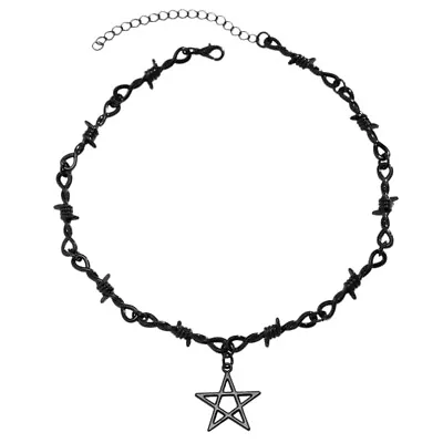 Buy Punk Thorn Choker Necklace Gothic Style Metal Chain Rock Neck Jewelry For Women • 6.01£
