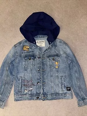 Buy Boys Harry Potter Denim Jacket With Jersey Hood Age10 Years • 10£