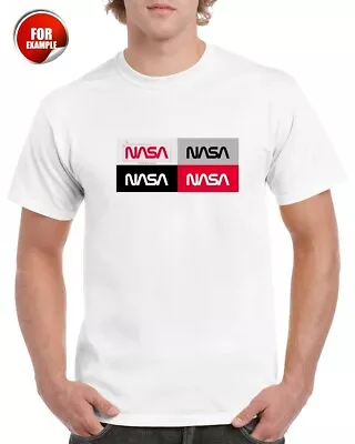 Buy T Shirts Mens Xl NASA  Logo. 100% Cotton .  Airy Material. Thin High Quality. • 8.50£