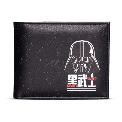 Buy STAR WARS Darth Vadar With All-over Galaxy Print Bi-fold Wallet - Official New • 21.99£