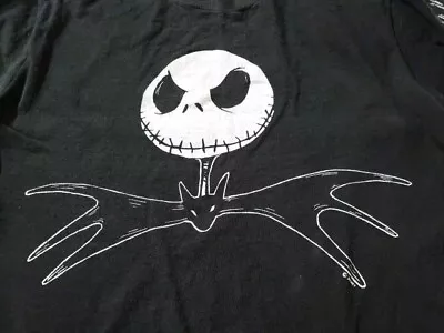 Buy Nightmare Before Christmas Vintage Jack Skellington Long Sleeve T-shirt Size Med • 30£