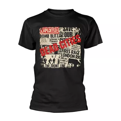 Buy EXPLOITED, THE - DEAD CITIES BLACK T-Shirt Medium • 19.11£