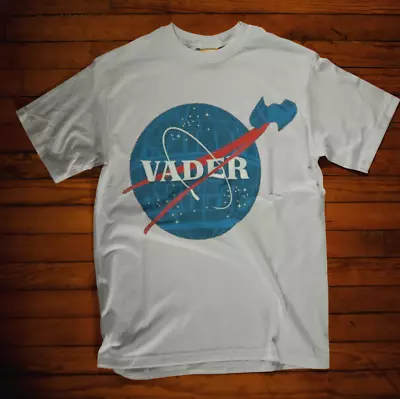 Buy Vader T-shirt Empire Death Star Lord Dark Side Nasa Spoof Movie Retro Cool Xmas • 6.99£