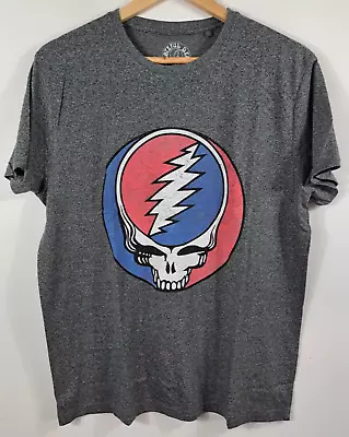 Buy Official Grateful Dead Steal Your Face T Shirt Size L • 16.99£