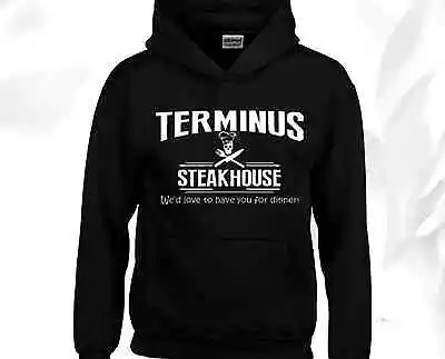 Buy Terminus Steakhouse Hoody Hoodie Unisex Zombie Daryl Dixon Rick The Walking Dead • 16.99£