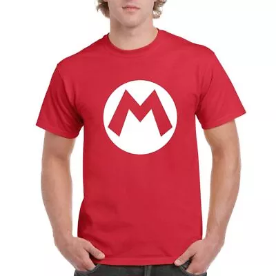 Buy Mario M T-Shirt Gaming Gamer Unisex Casual Short Sleeve Tee Top • 14.95£
