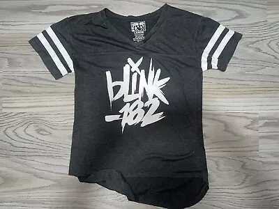 Buy Blink 182 Concert Merch T-Shirt Grey Women’s Size (L) Punk Rock Skate Band • 28.41£