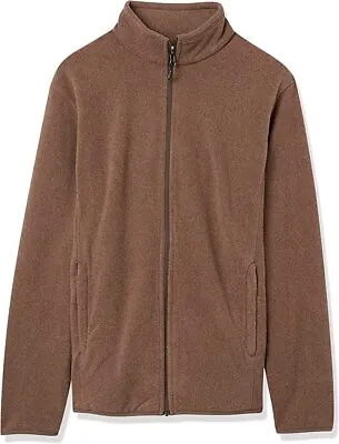 Buy Fleece Jacket Hoodie Mens SIZES Small Large 5XL 6XL Green Brown Navy Grey • 9.95£