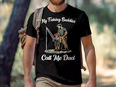 Buy Fathers Day T Shirt Gift For Dad Birthday Tee For Men Gifts For Him Fishing Top • 7.99£