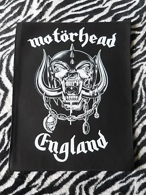 Buy Motorhead - England - Printed Back Patch New Official Band Merch • 9.99£