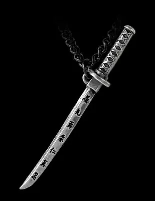 Buy Alchemy Gothic Necklace Katana - Bushido - Jewellery Samurai Sword • 31.87£