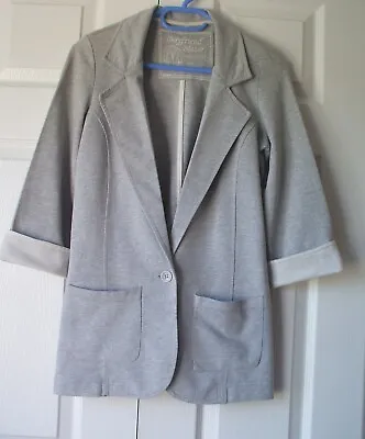 Buy Fab Ladies Grey ‘Boyfriend Blazer’ Jacket From Denim Co, Size 8 • 2£