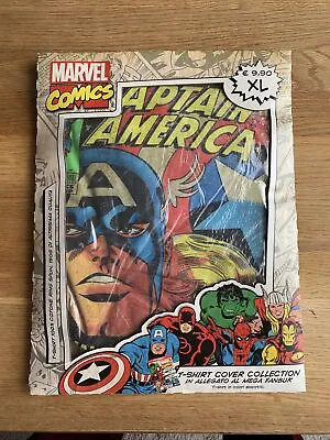 Buy Marvel Comics Captain America T-Shirt XL 100% Cotton NEW • 5.99£