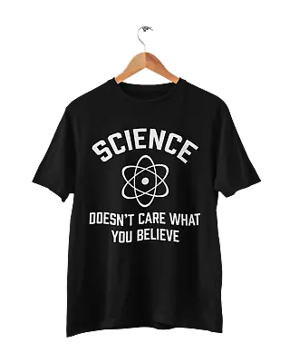 Buy Funny Atheist T Shirt Science Doesn't Care What You Believe Atheism Gift Idea • 11.95£
