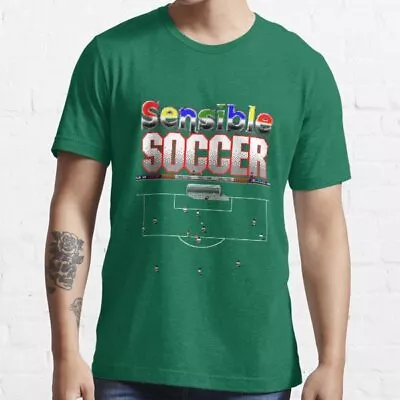 Buy Sensible Soccer Arcade T Shirt Retro Birthday Film Cool Tv Film Game Gamer • 8.99£