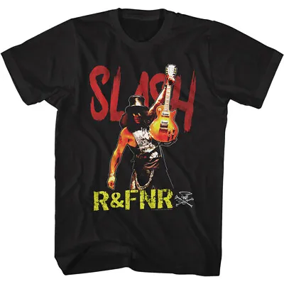 Buy Slash Rocking Out R & FNR Men's T Shirt Heavy Metal Music Merch • 39.89£
