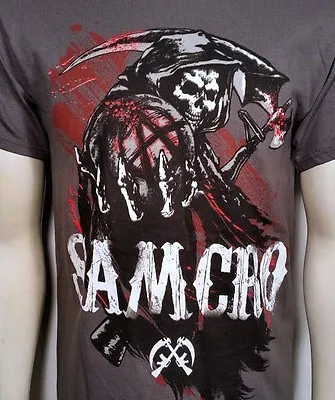 Buy Sons Of Anarchy Brushed Holding Ball Reaper Soa Samcro T Tee Shirt S-3xl • 33.49£