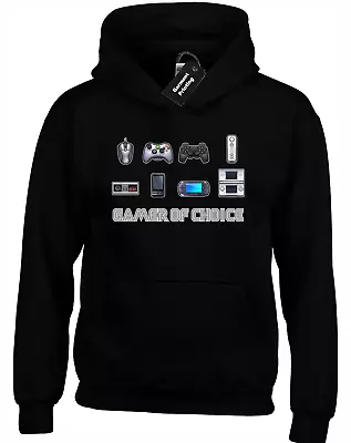 Buy Gamer Of Choice Hoody Hoodie Funny Gaming Fan Gift Present Idea (col) • 16.99£