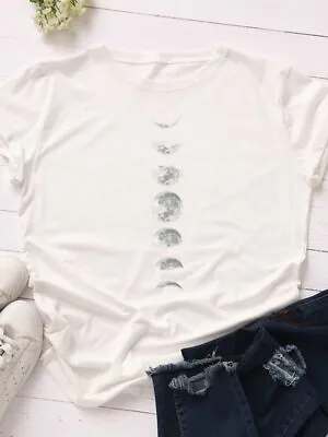Buy Moon Phases T Shirt / Eclipse T Shirt / Moons Tshirt / %100 Cotton • 12.95£