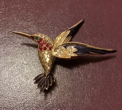 Buy 🔸Vintage Jewellery Enchanting Hummingbird Brooch Ideal Hunger Games Gift 🔸👀 • 20£