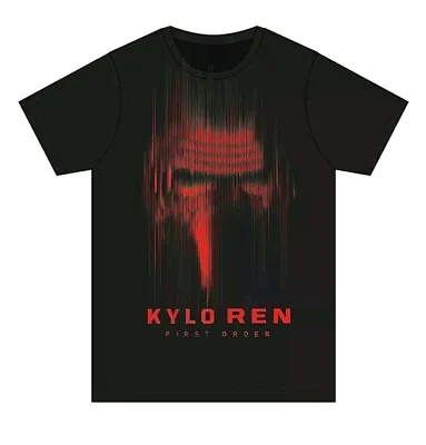 Buy Bnwt Men's Star Wars 'kylo Ren First Order' Black & Red T-shirt Sizes Small • 5.99£