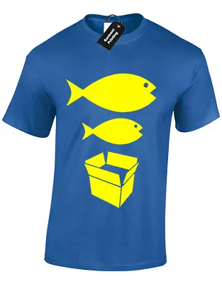 Buy Big Fish Little Fish Mens T Shirt S-5xl Dance Dj Acid House Rave Hacienda Music • 7.99£