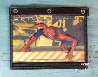 Buy Vintage Starpoint Spider-man 2 Movie Merch 3-Ring Binder Pencil Case New 2004 • 9.40£